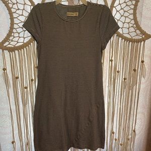 Abercrombie kids black and white dress